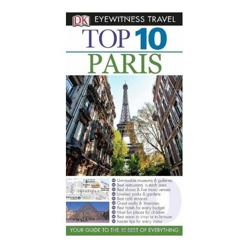 Párizs útikönyv Top 10 Panemex kiadó  
