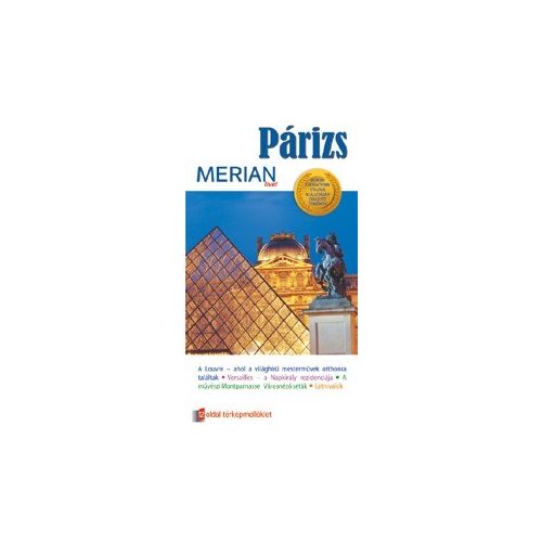 Párizs útikönyv Merian kiadó 