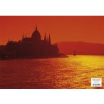   Parlament tányéralátét könyöklő + hátoldalon Budapest belváros térképe