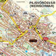 Pilisvörösvár térkép, Pilisvörösvár várostérkép Térképház