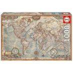   Politikai világtérkép, Educa Mini Puzzle 1000 darabos  46 x 30 cm