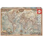    Educa Mini Puzzle (16764 ) 1000 darabos Politikai világtérkép 46 x 30 cm 