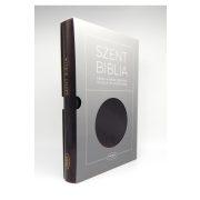 Regiszteres nagy Biblia BARNA bőrhatású - Károli Gáspár Biblia díszdobozban 16,7 x 24,7 cm