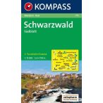   771. Schwarzwald Südblatt turista térkép Kompass 1:75 000 