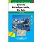   WK 373 Silvretta Hochalpenstrase Piz Buin turista térkép Freytag 1:50 000 