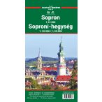   Soproni hegység turista térkép Szarvas 2018 1:25 000, 1:50 000 Soproni-hegység térkép, Sopron várostérkép