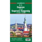   Soproni hegység turista térkép Szarvas 1:25 000, 1:50 000 Soproni-hegység térkép, Sopron várostérkép 2022.