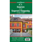   Soproni hegység turista térkép Szarvas 1:25 000, 1:50 000 Soproni-hegység térkép, Sopron várostérkép 2024.