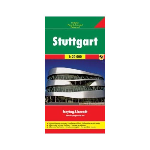 Stuttgart térkép Freytag 1:20 000 