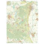 Szekszárdi dombság, Gemenc falitérkép Szarvas 1:30 000 