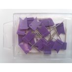   Lila térképtű, matricázható, 25 db-os zászló táblatű lila színű 