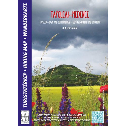 Tapolcai-medence turista térkép Schwarcz 1:30 000   