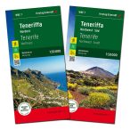   WKE 7-25 Tenerife turistatérkép, Teneriffa térkép észak és dél 2 részes térképszett 1:50e 2025.