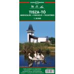   Tisza-tó turista térkép Szarvas 1:30 000 Tisza-tó turista-, biciklis- és vizisport térkép
