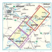 Tisza-tó turista térkép Szarvas 1:30 000 Tisza-tó turista-, biciklis- és vizisport térkép 2025.