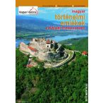   Magyar történeti emlékek a Kárpát-Medencében térkép Stiefel Magyar történelmi emlékek, Kárpát-Medence történelmi térkép hajtogatott