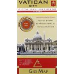 Vatikán város térkép Gizi Map  1:2 250 