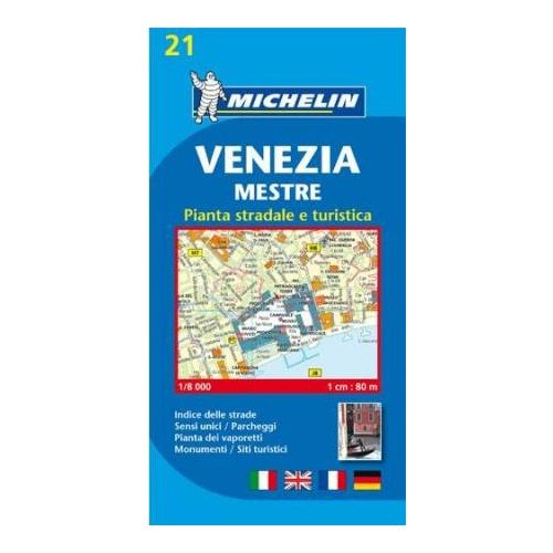 21. Velence térkép Michelin 1:5 500 