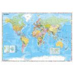   Világ országai falitérkép angol nyelvű óriás világtérkép poszter 200x140 cm