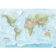 Világ országai falitérkép Freytag 1:20Mio 137 x 96 cm 2 oldalas, politikai és hegy-vízrajzi Föld térkép 2023.