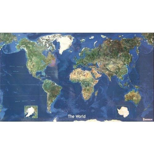 Világ satelit falitérkép fóliás Michelin 140x87 cm