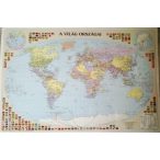   A Föld országai falitérkép, könyöklő Nyír-Karta  70x50 cm 