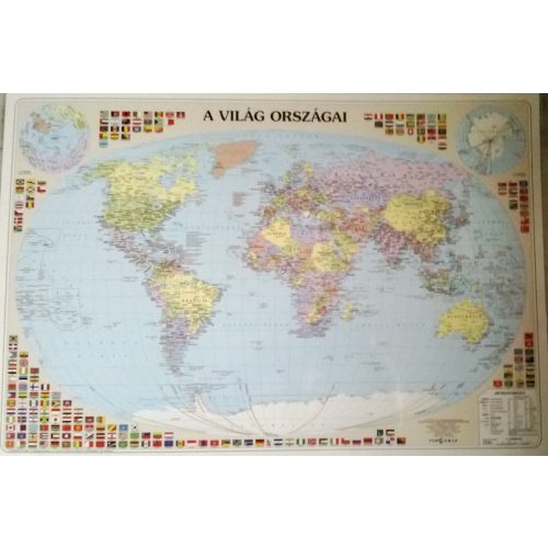 A Föld országai falitérkép, könyöklő Nyír-Karta  70x50 cm 