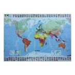 A Világ országai falitérkép Michelin 144x100 