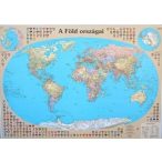    Világ országai faléces falitérkép Nyír-Karta  120x86 cm