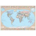  Világ országai faléces falitérkép 120x86 cm