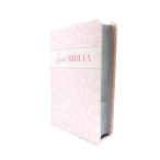   Kis Biblia Károli Gáspár fordítás - Mini - Fehér virágos - 10x15 cm