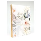   Közepes Biblia Károli Gáspár fordítás - Virágos Biblia - 13x19,8 cm