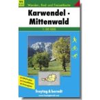   WK 323 Karwendel Mittenwald turista térkép Freytag 1:50 000 