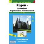   WKD 8 Rügen, Nationalpark Vorpommersche Boddenlandschaft turistatérkép Freytag 1:75 000