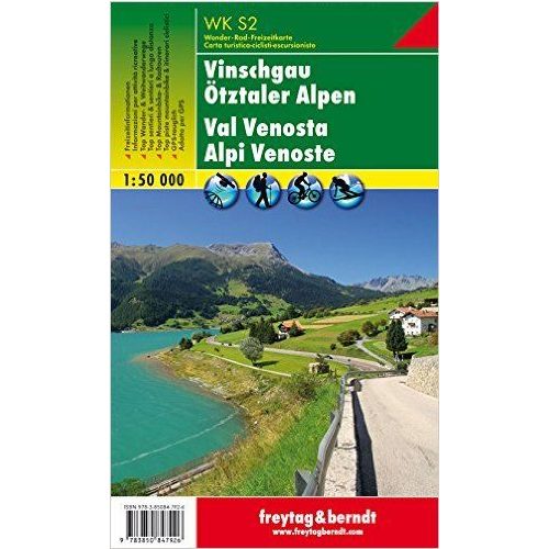 WKS 2 Vinschgau, Ötztaler Alpen turistatérkép 1:50 000