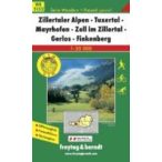   WK 5152 Zillertaler Alpen, Tuxertal, Mayrhofen, Zell i. Zillertal, Gerlos, Finkenberg turistatérkép 1:35 000